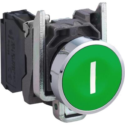 Schneider Electric Bouton-poussoir XB4BA3311, Bouton + interrupteur, Vert - Publicité Schneider Electric Bouton-poussoir XB4BA3311, Bouton + interrupteur, Vert - Publicité