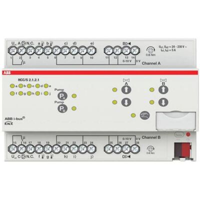 ABB HCC/S2.1.2.1 - Contrôleur chauffage/refroidissement - KNX compatible - Publicité ABB HCC/S2.1.2.1 - Contrôleur chauffage/refroidissement - KNX compatible - Publicité