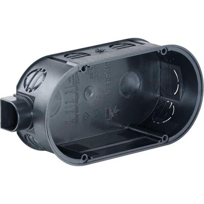 Kaiser Boîte de jonction, KAI 1655-02 Boîte de jonction double pour appareillage 140x60x42mm VDE - Publicité Kaiser Boîte de jonction, KAI 1655-02 Boîte de jonction double pour appareillage 140x60x42mm VDE - Publicité