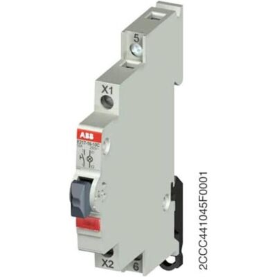 ABB Bouton-poussoir rouge 16A 1 contact NO, Bouton + interrupteur, Rouge - Publicité ABB Bouton-poussoir rouge 16A 1 contact NO, Bouton + interrupteur, Rouge - Publicité
