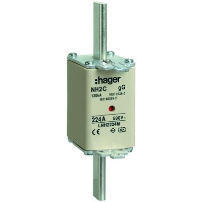 Hager, Fusible, LNH2224M (224 A) - Publicité Hager, Fusible, LNH2224M (224 A) - Publicité