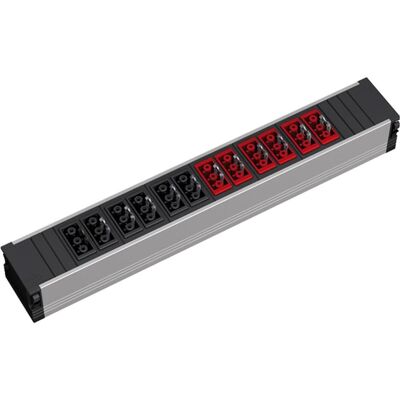 Bachmann, Multiprise, Consolidation Point 6xSw 6xRouge 6xGST18 noir 6xGST18 rouge (12x) - Publicité Bachmann, Multiprise, Consolidation Point 6xSw 6xRouge 6xGST18 noir 6xGST18 rouge (12x) - Publicité