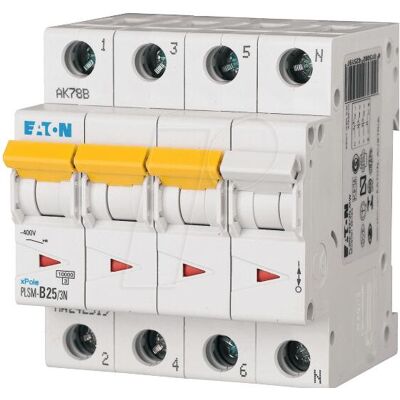 Eaton 242545 Disjoncteur 3 pôles - 25A, C - Publicité Eaton 242545 Disjoncteur 3 pôles - 25A, C - Publicité