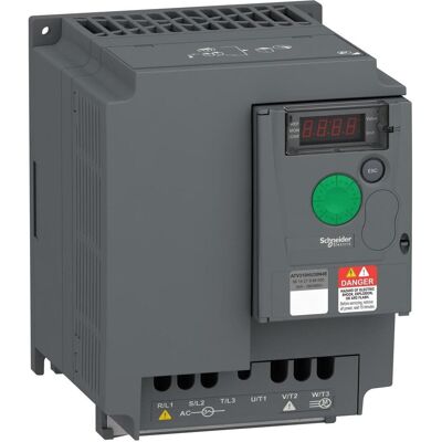 Schneider, Convertisseur de fréquence, Variateur de vitesse, Easy Altivar 310, 3kW, 380-460V AC, triphasé, sans filtre ATV310HU30N4E - Publicité Schneider, Convertisseur de fréquence, Variateur de vitesse, Easy Altivar 310, 3kW, 380-460V AC, triphasé, sans filtre ATV310HU30N4E - Publicité