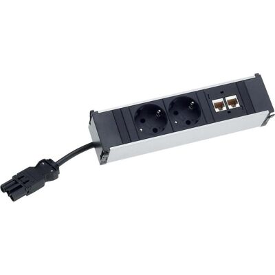 Bachmann - CONI - 2xUK - USB-C 60W - Multiprise - Publicité Bachmann - CONI - 2xUK - USB-C 60W - Multiprise - Publicité