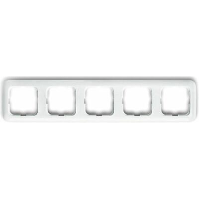 Busch-Jaeger 2515-214 Cadre 5F Blanc Alpin - Accessoires pour interrupteurs - Publicité Busch-Jaeger 2515-214 Cadre 5F Blanc Alpin - Accessoires pour interrupteurs - Publicité