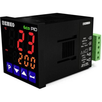 Emko Régulateur de température (L x l H) 90 48 mm, Automatisation - Publicité Emko Régulateur de température (L x l H) 90 48 mm, Automatisation - Publicité