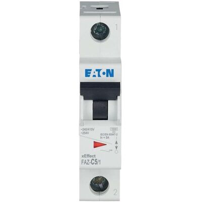 Eaton - FAZ-C5/1 - 5A - 1p - Disjoncteur - Publicité Eaton - FAZ-C5/1 - 5A - 1p - Disjoncteur - Publicité
