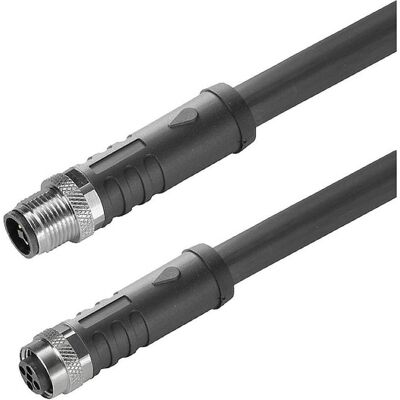 Weidmüller Câble pour capteurs/actionneursCâble de liaison SAIL-M12GM12G-T-3.0P - Câble, Câble + prise électronique, Noir - Publicité Weidmüller Câble pour capteurs/actionneursCâble de liaison SAIL-M12GM12G-T-3.0P - Câble, Câble + prise électronique, Noir - Publicité