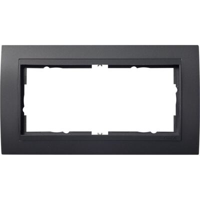 Gira, Accessoires Gamme d'interrupteurs, Cadre de finition 2p. sans m. interm. AN 100208 - Publicité Gira, Accessoires Gamme d'interrupteurs, Cadre de finition 2p. sans m. interm. AN 100208 - Publicité