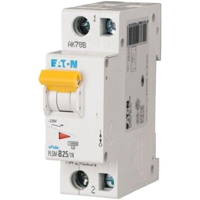Eaton - PLSM-C25/1N-MW - 25A - Circuit breaker - Publicité Eaton - PLSM-C25/1N-MW - 25A - Circuit breaker - Publicité