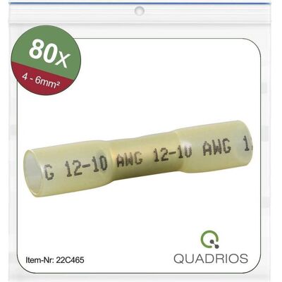 Quadrios Jaune 22C465 Kit Connecteur Isolant - Accessoires Électroniques - Publicité Quadrios Jaune 22C465 Kit Connecteur Isolant - Accessoires Électroniques - Publicité