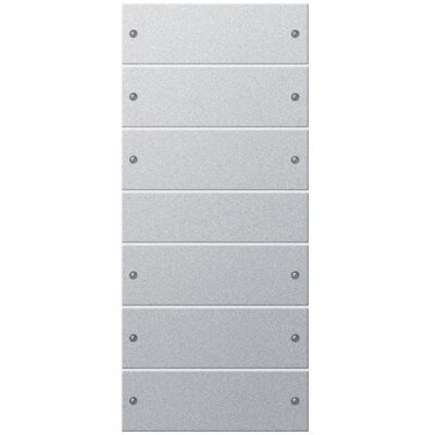 Gira 218626 - Ensemble de 6 interrupteurs - Aluminium - Publicité Gira 218626 - Ensemble de 6 interrupteurs - Aluminium - Publicité