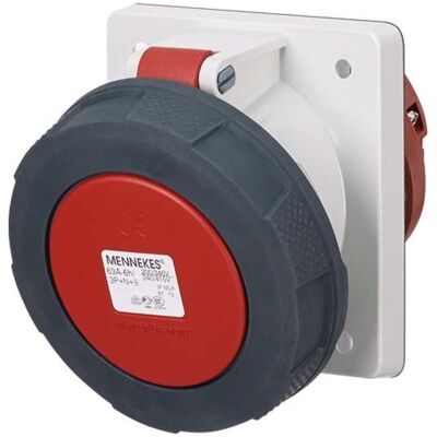 Mennekes, Prise de courant, MEN 2181A 63A3P 9H400V Prise en saillie TA IP67 - Publicité Mennekes, Prise de courant, MEN 2181A 63A3P 9H400V Prise en saillie TA IP67 - Publicité