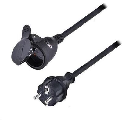 Solight - 230V/16A 20m - 1 prise avec capuchon - Câble d'extension - Publicité Solight - 230V/16A 20m - 1 prise avec capuchon - Câble d'extension - Publicité