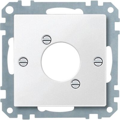 Merten, Accessoires Gamme d'interrupteurs, Plaque centrale pour connecteur audio 468919 - Publicité Merten, Accessoires Gamme d'interrupteurs, Plaque centrale pour connecteur audio 468919 - Publicité