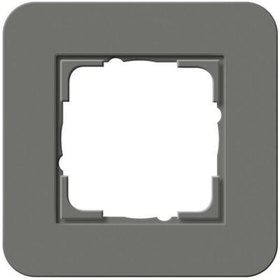 Cadre de Prise de Courant Gris Foncé / Blanc - Résistant aux chocs - Publicité Cadre de Prise de Courant Gris Foncé / Blanc - Résistant aux chocs - Publicité