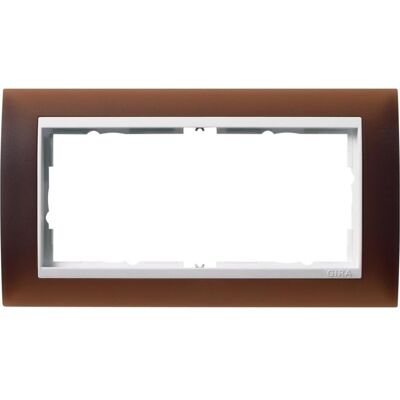 Gira 1002331 Cadre Marron Foncé - Switch Frame - Publicité Gira 1002331 Cadre Marron Foncé - Switch Frame - Publicité