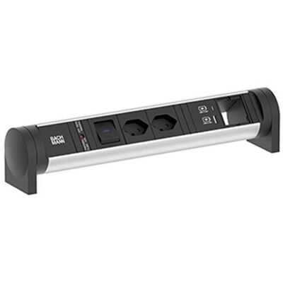 Bachmann CYCLE Desk Multiprise 2xCH 1xInterrupteur 0,2m - Publicité Bachmann CYCLE Desk Multiprise 2xCH 1xInterrupteur 0,2m - Publicité