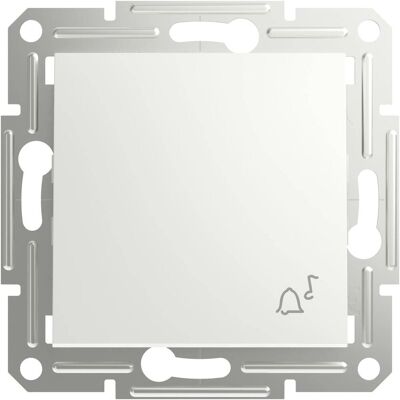 Schneider Electric - Knapklokke Symbol Asfora - Blanc - Publicité Schneider Electric - Knapklokke Symbol Asfora - Blanc - Publicité