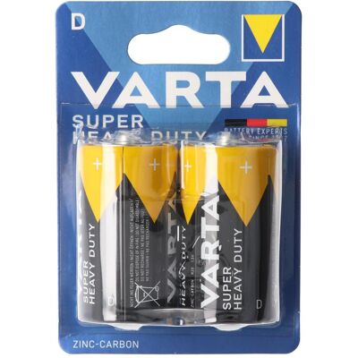 Piles domestiques grises Varta R20 D - Piles domestiques - Publicité Piles domestiques grises Varta R20 D - Piles domestiques - Publicité