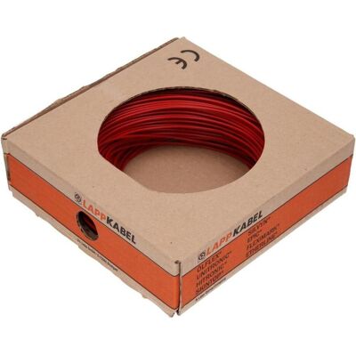 Lapp, Câble électrique, Fils multibrins, 1.00 mm², rouge Fils de cuivre multibrins, nus, flexibles PVC (100 m) - Publicité Lapp, Câble électrique, Fils multibrins, 1.00 mm², rouge Fils de cuivre multibrins, nus, flexibles PVC (100 m) - Publicité