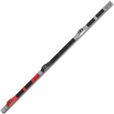 Bachmann IT PDU ALU 1U 24x C13 6x contact de protection 6LS CEE 3x 32A rouge, Accessoire ASI - Publicité Bachmann IT PDU ALU 1U 24x C13 6x contact de protection 6LS CEE 3x 32A rouge, Accessoire ASI - Publicité