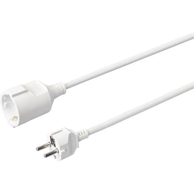 Sygonix SY-4872634 Blanc 3m Câble d'extension - Câble d'extension - Publicité Sygonix SY-4872634 Blanc 3m Câble d'extension - Câble d'extension - Publicité