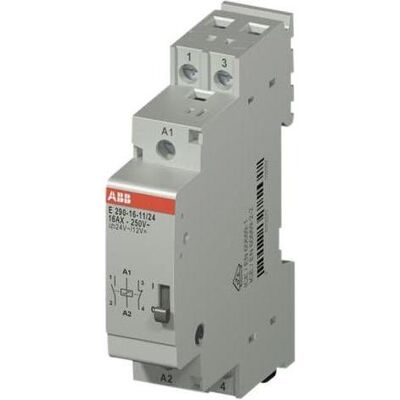 ABB STOTZ-KONTAKT Télérupteur 24V AC, 12V DC, 16A E290-16-11/2, Relai - Publicité ABB STOTZ-KONTAKT Télérupteur 24V AC, 12V DC, 16A E290-16-11/2, Relai - Publicité