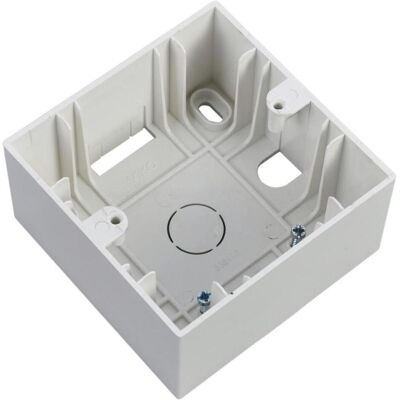 Panasonic Accessoires Gamme d'interrupteurs, WDTC07919WHEU1 Plus 55 Boîtier en saillie simple - Publicité Panasonic Accessoires Gamme d'interrupteurs, WDTC07919WHEU1 Plus 55 Boîtier en saillie simple - Publicité