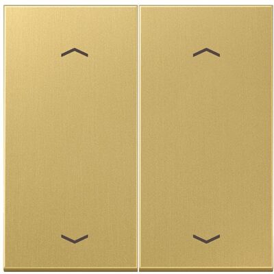 Jung ME102PC - Interrupteur double pour volets - IP20 - Publicité Jung ME102PC - Interrupteur double pour volets - IP20 - Publicité