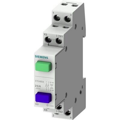 Siemens 5TE4808 Bouton-poussoir - IP20, LED, 20A, Bleu - Interrupteur-poussoir - Publicité Siemens 5TE4808 Bouton-poussoir - IP20, LED, 20A, Bleu - Interrupteur-poussoir - Publicité