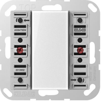JUNG, Accessoires Gamme d'interrupteurs, Tastsensor KNX AS/A UP nacré 4f 8pts A5094TSEM - Publicité JUNG, Accessoires Gamme d'interrupteurs, Tastsensor KNX AS/A UP nacré 4f 8pts A5094TSEM - Publicité