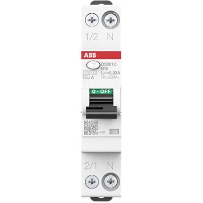 ABB DS301CA-B10/0,03 Interrupteur FI/LS - Protection de circuits - Publicité ABB DS301CA-B10/0,03 Interrupteur FI/LS - Protection de circuits - Publicité