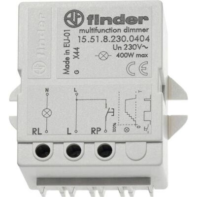 Finder 15.51.8.230.0404 - Variateur électronique 230VAC 400W - Publicité Finder 15.51.8.230.0404 - Variateur électronique 230VAC 400W - Publicité