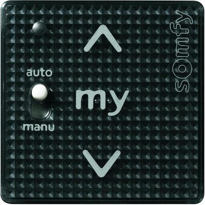 Somfy Modèle 1811015 Interrupteur Mur Tactile - Noir - Contrôle Sans Fil - Publicité Somfy Modèle 1811015 Interrupteur Mur Tactile - Noir - Contrôle Sans Fil - Publicité