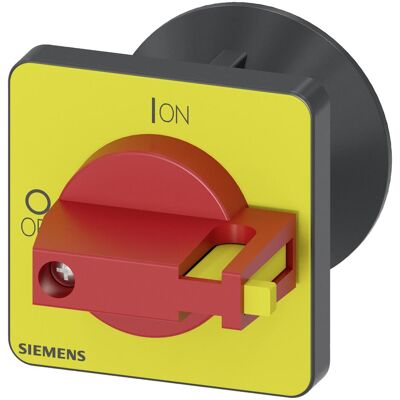 Siemens Actionneur rotatif rt/ge 3LD9343-5C, Bouton + interrupteur, Rouge, Jaune - Publicité Siemens Actionneur rotatif rt/ge 3LD9343-5C, Bouton + interrupteur, Rouge, Jaune - Publicité