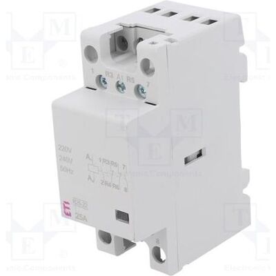 Eti Contacteur modulaire Polam 25 A, 230 V CA, 2NO, 2RC, R 25-22, 230 V, 002462340, Relai - Publicité Eti Contacteur modulaire Polam 25 A, 230 V CA, 2NO, 2RC, R 25-22, 230 V, 002462340, Relai - Publicité