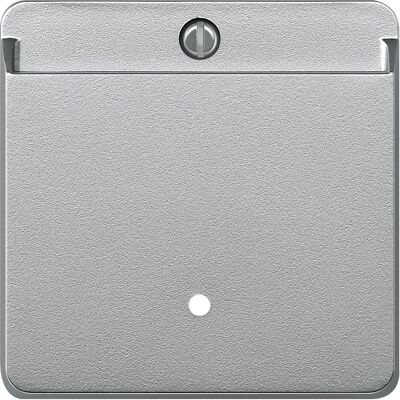 Merten, Accessoires Gamme d'interrupteurs, Commutateur Card, aluminium, Système M 315460 - Publicité Merten, Accessoires Gamme d'interrupteurs, Commutateur Card, aluminium, Système M 315460 - Publicité