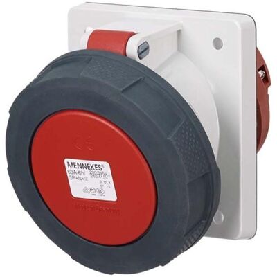 Mennekes 212A Prise 125A 4P 6H 400V IP67 - Publicité Mennekes 212A Prise 125A 4P 6H 400V IP67 - Publicité