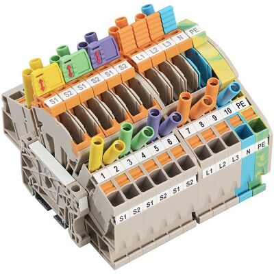 Weidmüller Borne 6qmm, Accessoires électroniques + boîtier, Beige - Publicité Weidmüller Borne 6qmm, Accessoires électroniques + boîtier, Beige - Publicité