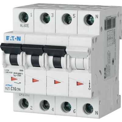 Eaton FAZT-C10/3N - 10A 3p+N C-Char - Disjoncteur - Publicité Eaton FAZT-C10/3N - 10A 3p+N C-Char - Disjoncteur - Publicité