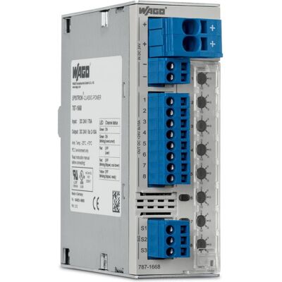 Wago Disjoncteur électroniqueEPSITRON 8 canaux 787-1668/106-054, Relai - Publicité Wago Disjoncteur électroniqueEPSITRON 8 canaux 787-1668/106-054, Relai - Publicité