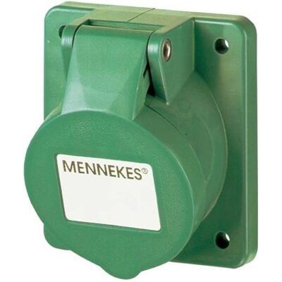 Mennekes, Prise de courant, MEN 2852 32A3P 4H 50V100-200HZ Prise en saillie IP44 - Publicité Mennekes, Prise de courant, MEN 2852 32A3P 4H 50V100-200HZ Prise en saillie IP44 - Publicité