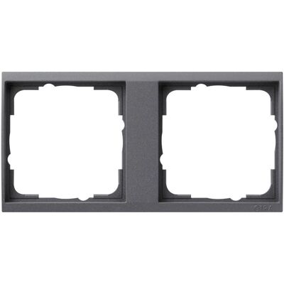 Gira, Accessoires Gamme d'interrupteurs, Entretoise 2f Event clair Anthracite 1462728 - Publicité Gira, Accessoires Gamme d'interrupteurs, Entretoise 2f Event clair Anthracite 1462728 - Publicité