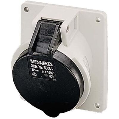 Mennekes, Prise de courant, MEN 3011 32A4P 5H600-690V Prise en saillie TA IP44 - Publicité Mennekes, Prise de courant, MEN 3011 32A4P 5H600-690V Prise en saillie TA IP44 - Publicité
