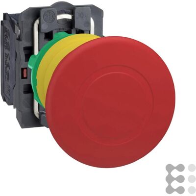 Schneider Electric Emergency Stop Twist release Red 2NC, Bouton + interrupteur, Rouge - Publicité Schneider Electric Emergency Stop Twist release Red 2NC, Bouton + interrupteur, Rouge - Publicité
