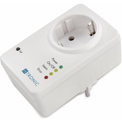 Récepteur de prise sans fil H-Tronic - Supporte 32 émetteurs - Publicité Récepteur de prise sans fil H-Tronic - Supporte 32 émetteurs - Publicité