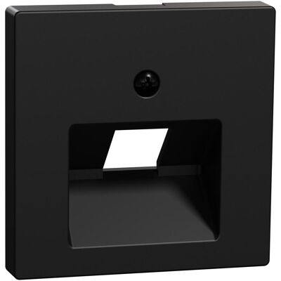 Merten, Accessoires Gamme d'interrupteurs, Plaque centrale 1f noir mat p. élément UAE MEG4521-0403 - Publicité Merten, Accessoires Gamme d'interrupteurs, Plaque centrale 1f noir mat p. élément UAE MEG4521-0403 - Publicité