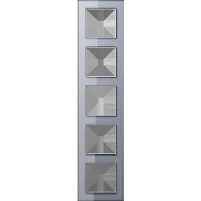 JUNG, Accessoires Gamme d'interrupteurs, AC585GLKG Cadre en verre 5f - Publicité JUNG, Accessoires Gamme d'interrupteurs, AC585GLKG Cadre en verre 5f - Publicité